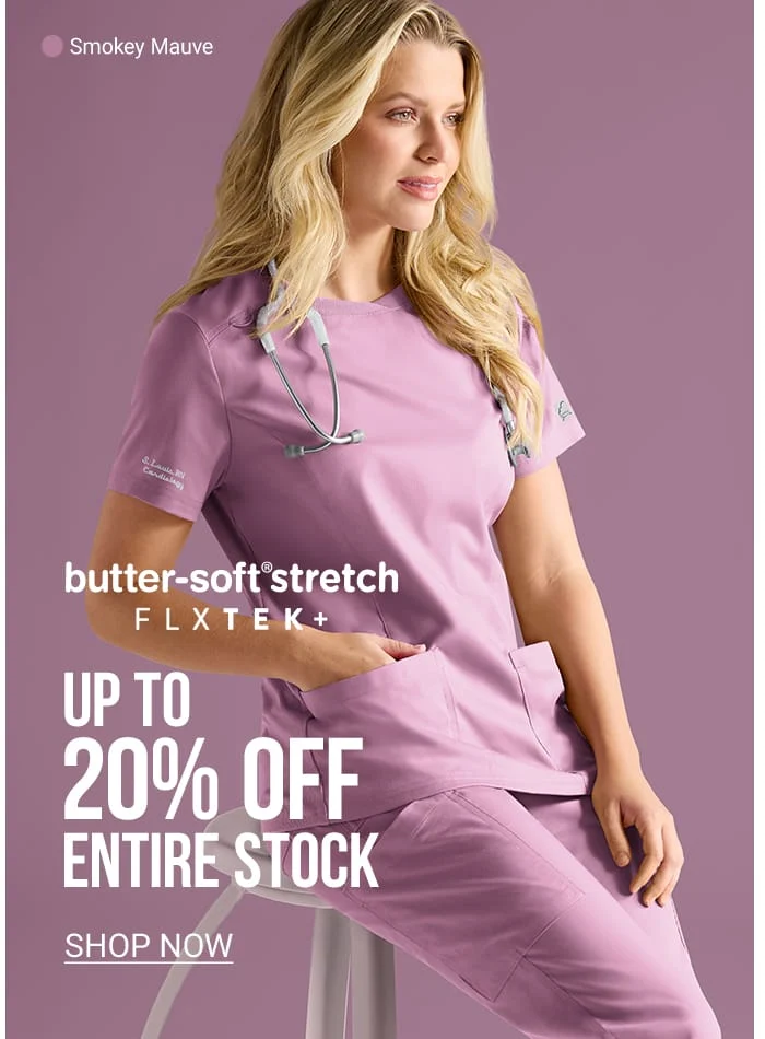 Butter-Soft Stretch FlkTek+ Scrubs on Sale