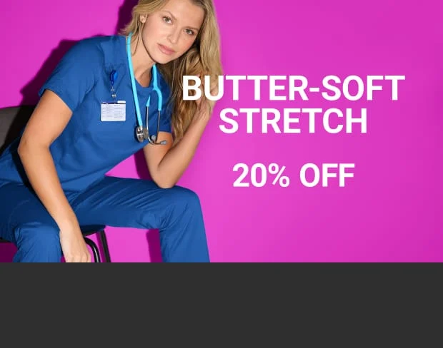Save on Butter-Soft Stretch Scrubs