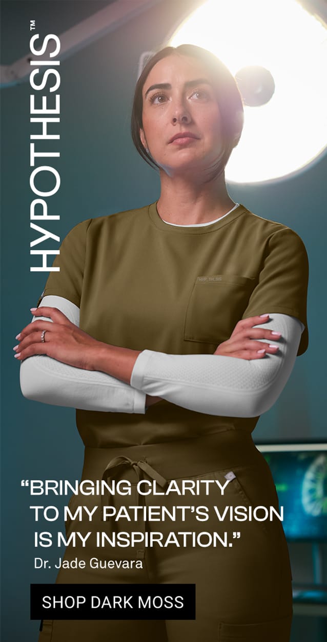 Dark Moss Color Scrubs