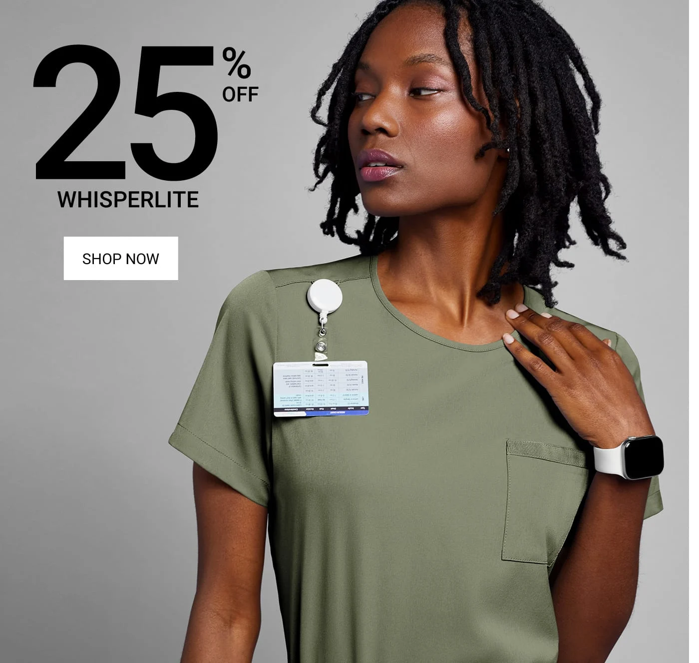 WhisperLite Scrubs on Sale