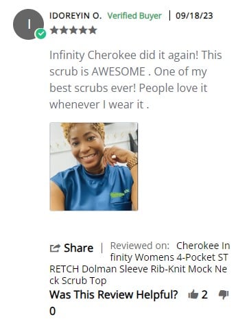 Cherokee Scrubs Review