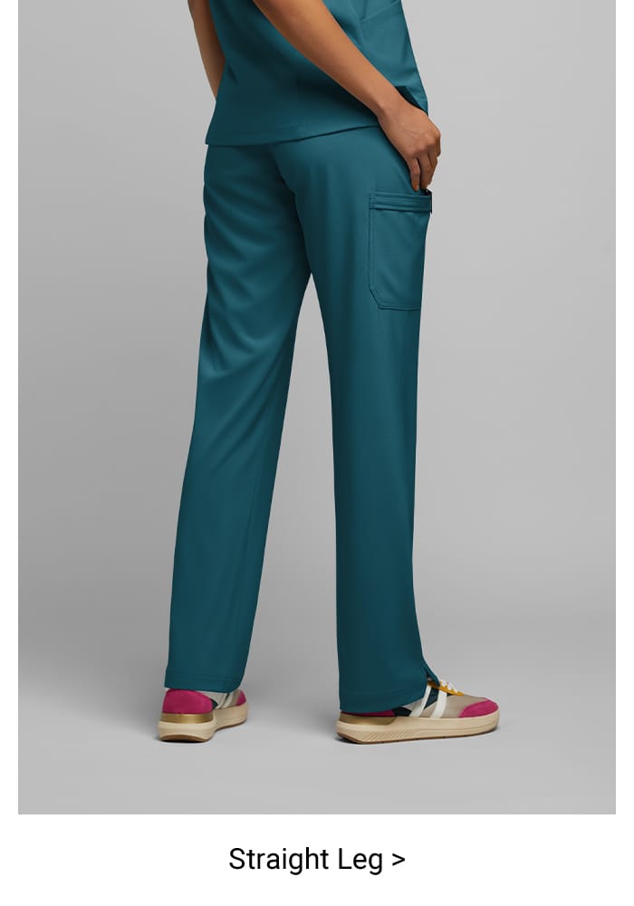 Straight Leg Scrub Pants