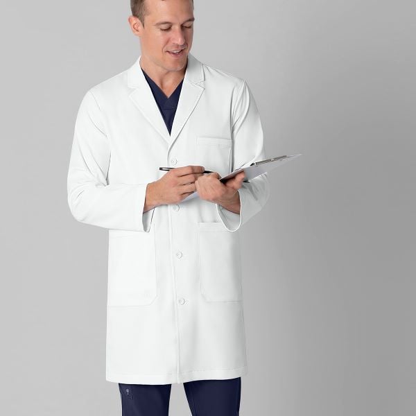 man in lab coat