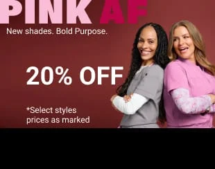 Shop New Pink and gray Color Scrubs