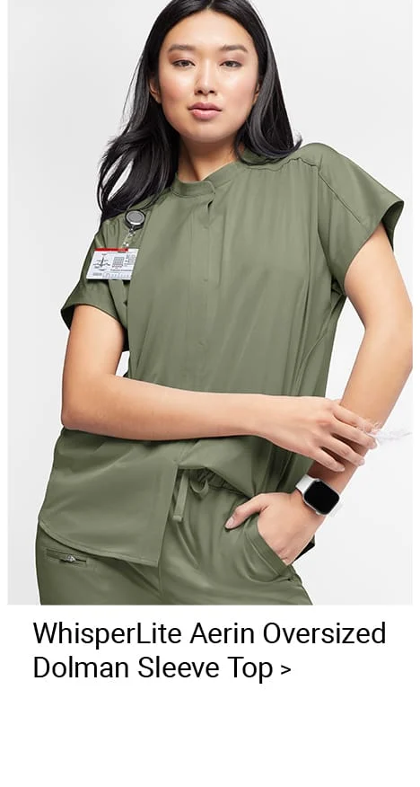 WhisperLite Aerin Scrub Top 