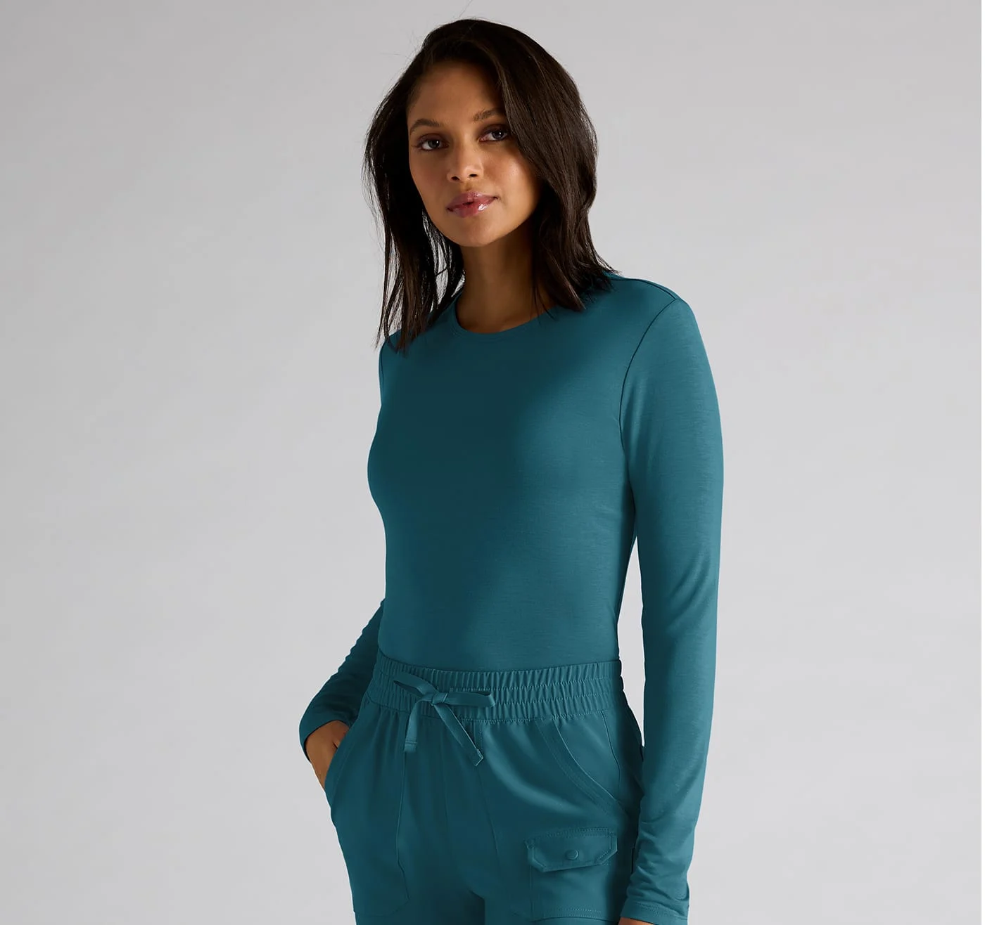 Easy Stretch Cate Long Sleeve Knit Underscrub