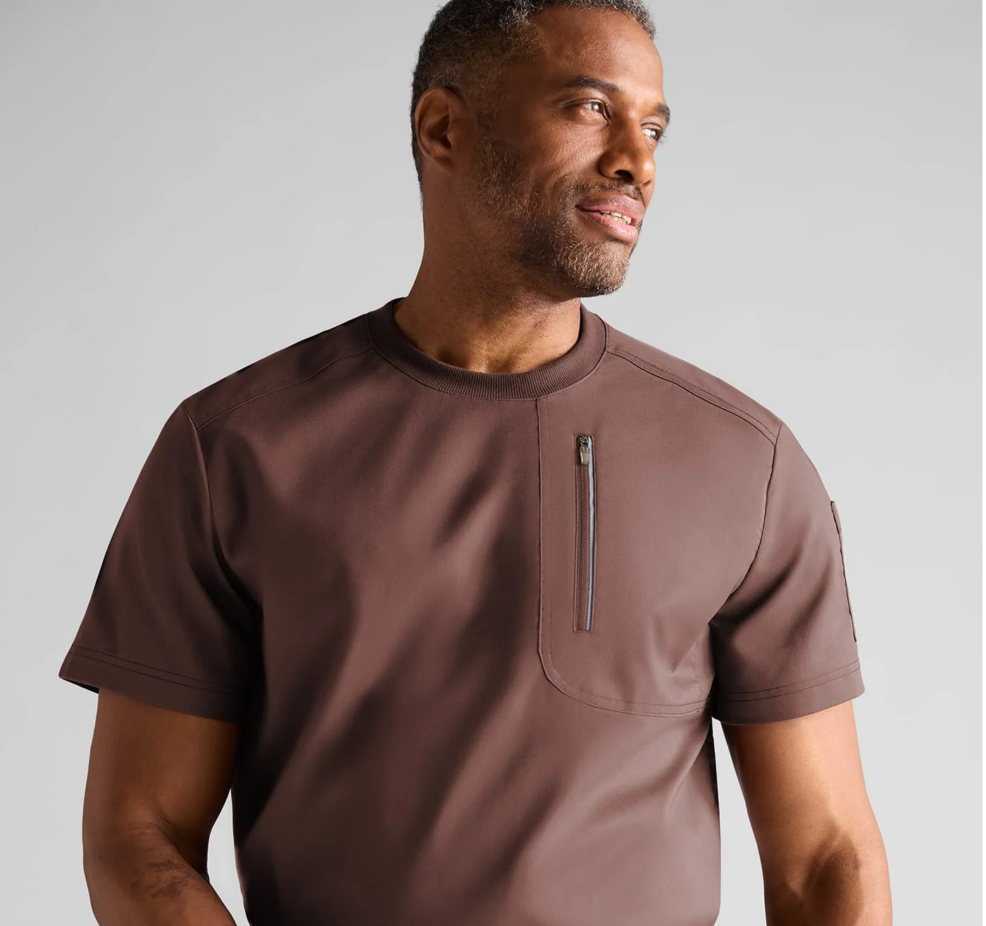 Advantage 3-Pocket Crew Neck Scrub Top