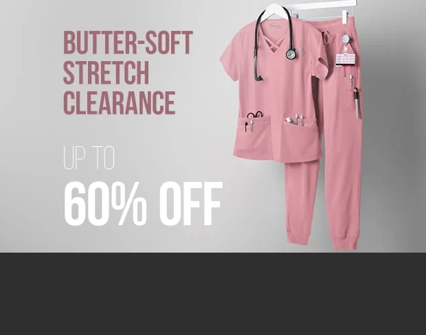 Save on Butter-Soft Stretch Clearance Scrubs
