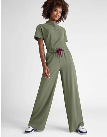 Easy Stretch Hunter Relaxed Fit Wide Leg Scrub Pant
