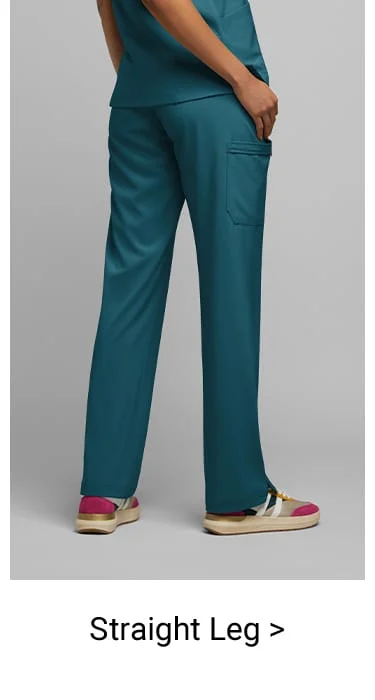 Straight Leg Scrub Pants