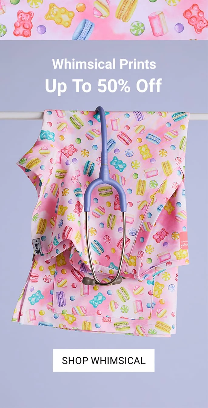 Whimsical Print Scrubs on Sale 