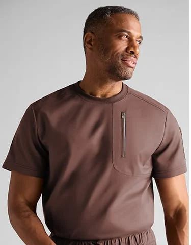 Advantage 3-Pocket Crew Neck Scrub Top