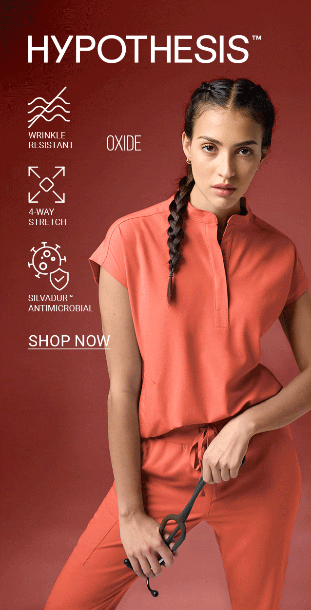 Hypothesis Scrubs: Shop wrinkle resistant, stretch & antimicrobial