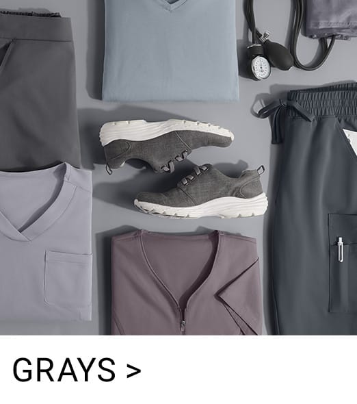 Gray Color Scrubs