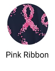 Pink Ribbon Print Scrubs