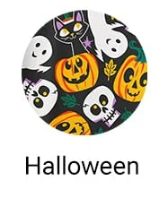 Halloween Print Scrubs 