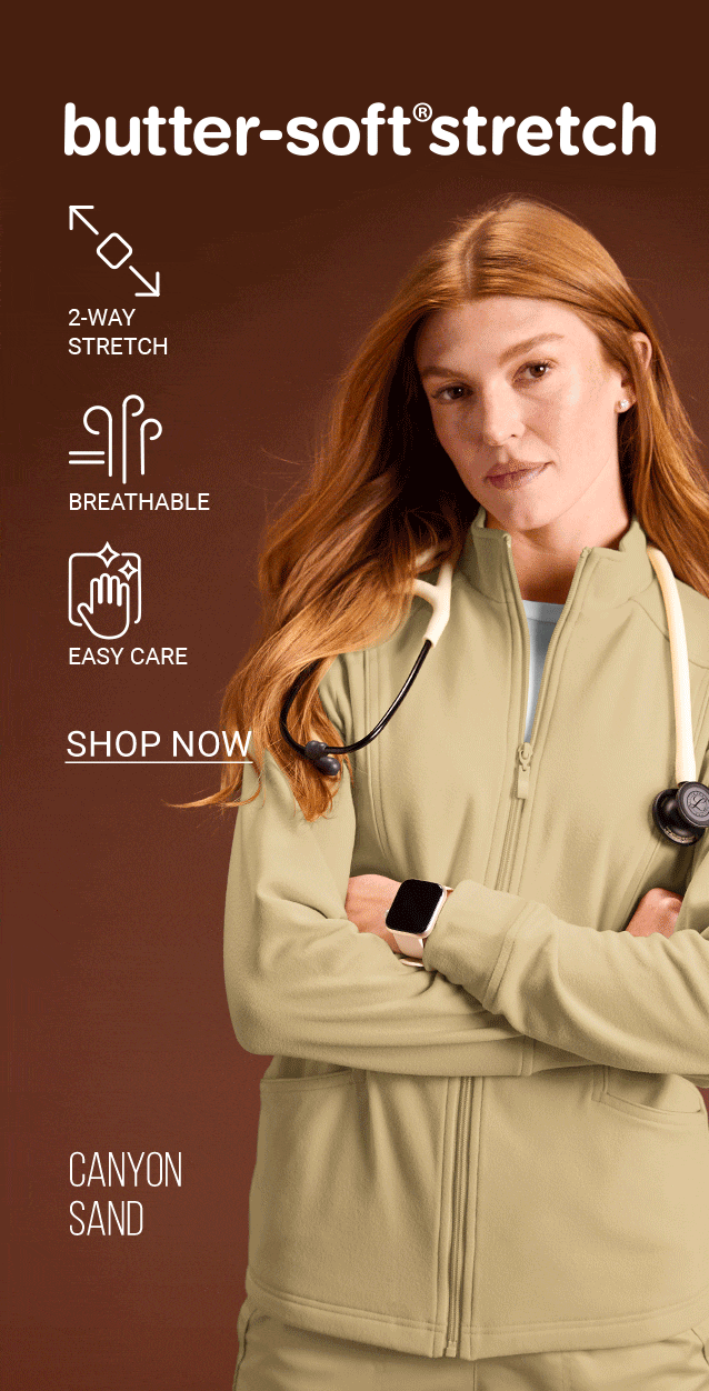 Butter-Soft Stretch Scrubs: Shop cotton-rich + stretch