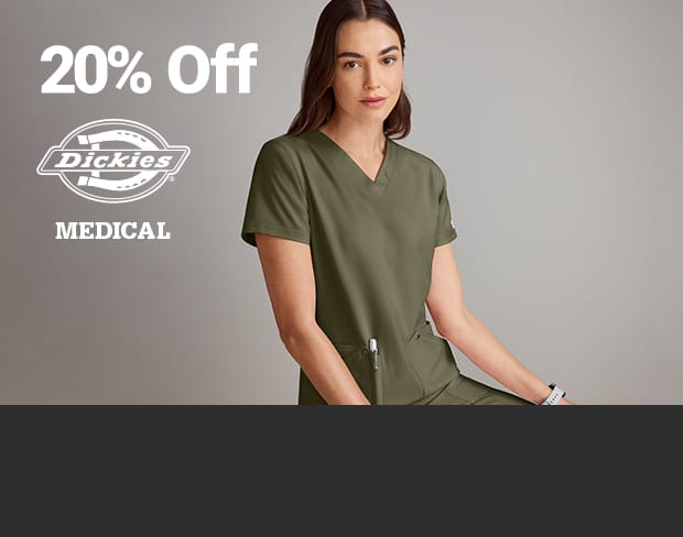 Save on Dickies scrubs