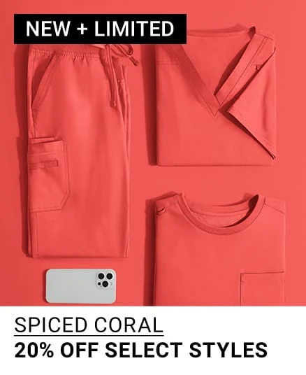 Shop Coral Scrubs