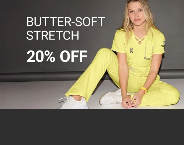 Shop Butter-Soft Stretch Scrubs
