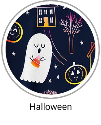 Halloween Print Scrubs