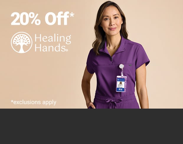 Save on Healing Hands Scrubs