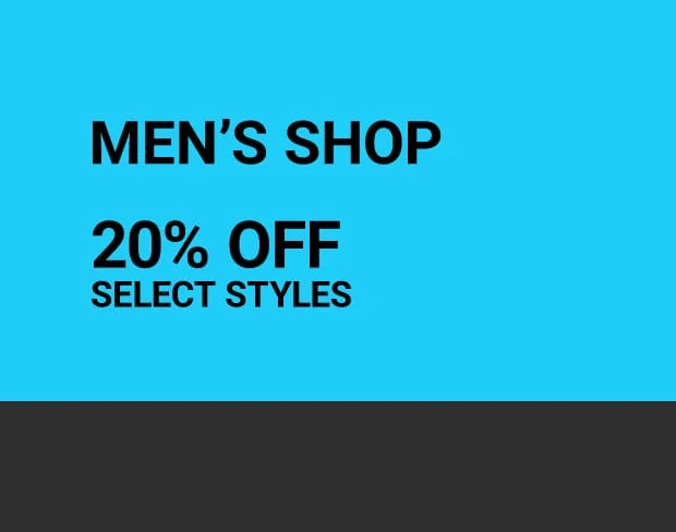 Save on the Men’s Shop