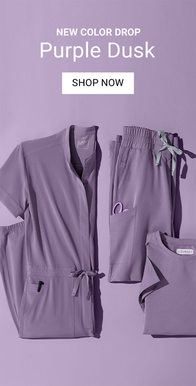 Purple Dusk Color Scrubs