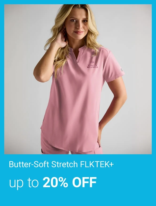 Butter-Soft Stretch FlkTek+ Scrubs on Sale