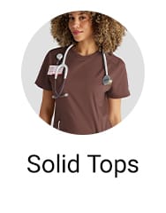 Women’s Solid Scrub Tops 