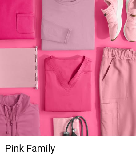 Shop Pink Family Scrubs