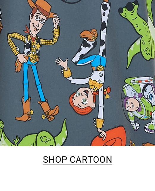 Cartoon Print Scrubs
