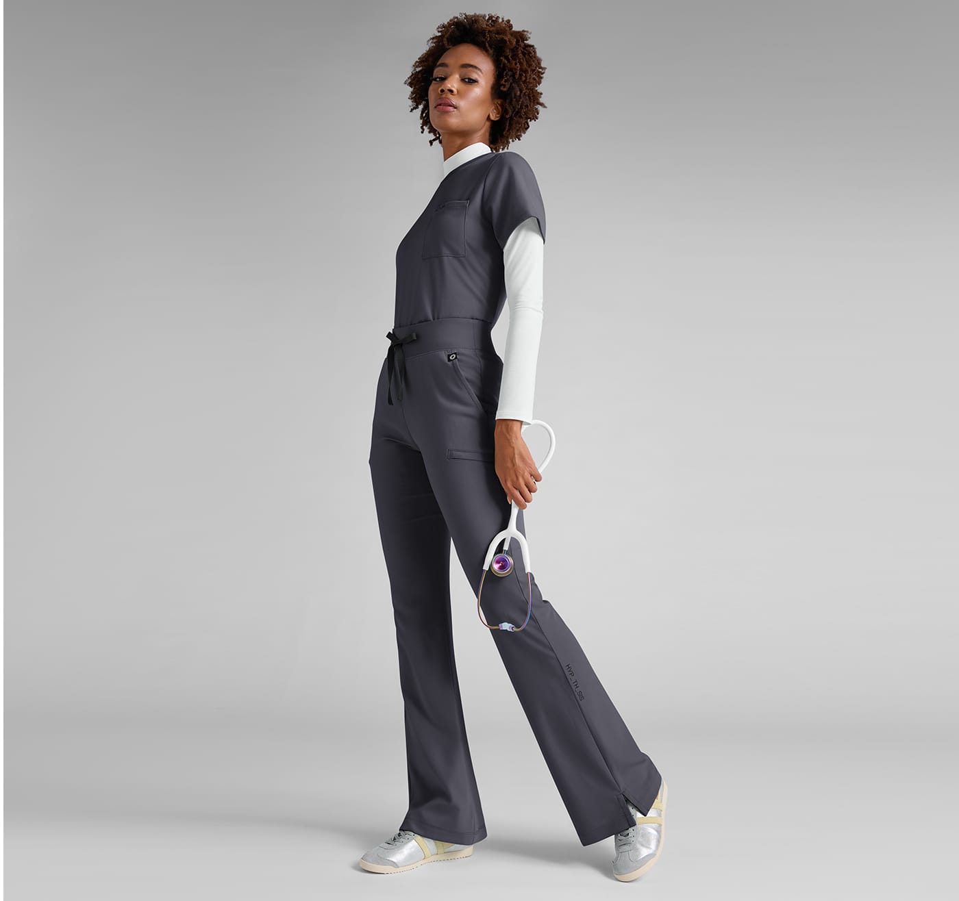 Hypothesis Meta FL Flare Leg High Waisted Scrub Pant