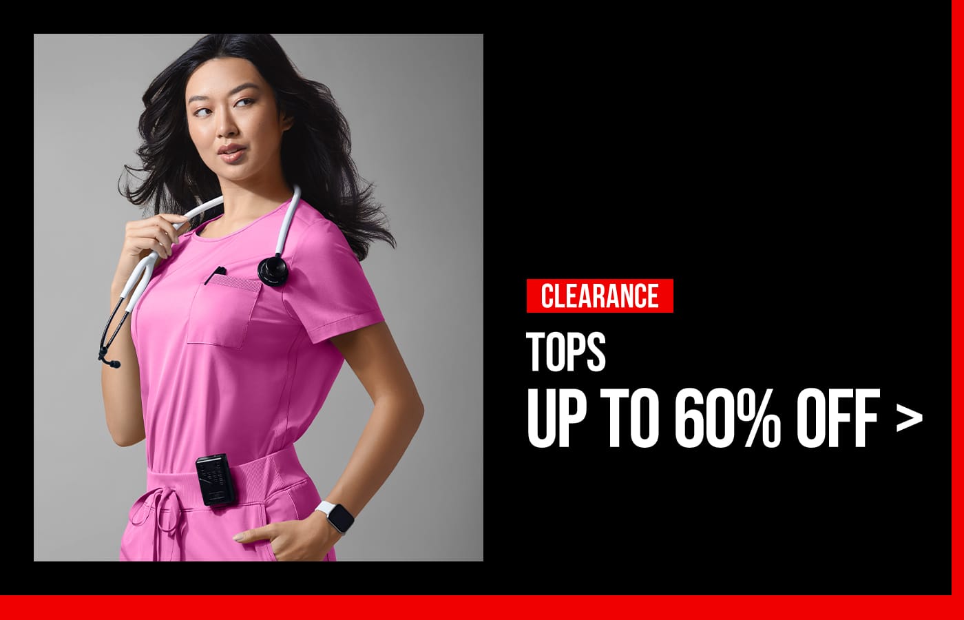 Clearance Scrub Tops