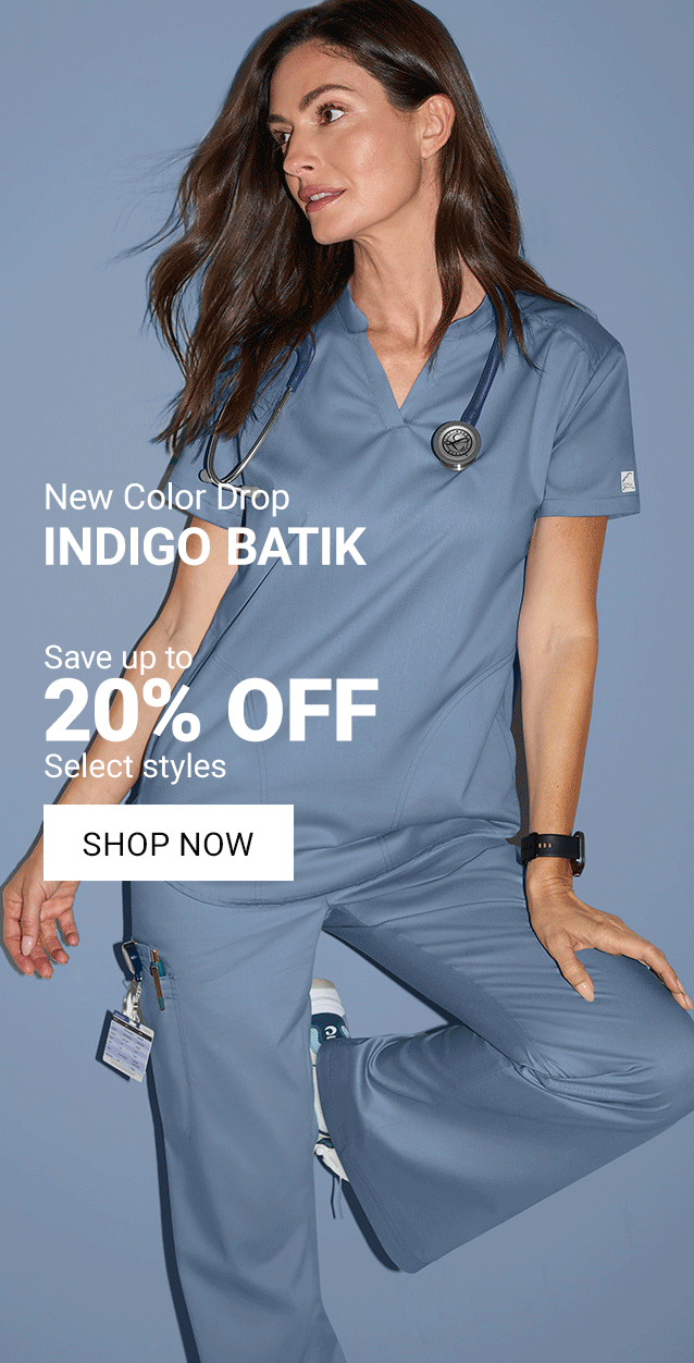 Hue+Harmony Color Drop Scrubs on Sale