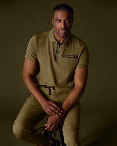 olive green scrubs