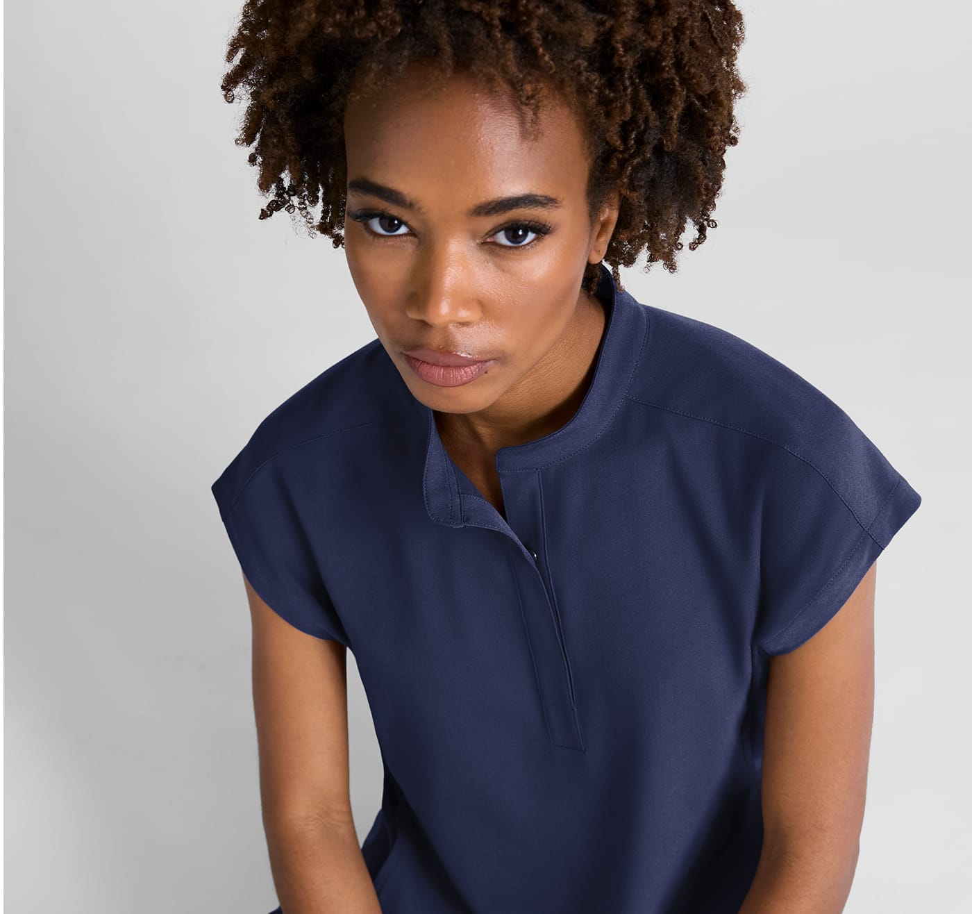Hypothesis Meta Oversized Dolman Sleeve Scrub Top
