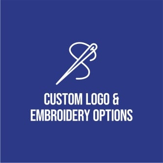 Custom logo & embroidery options
