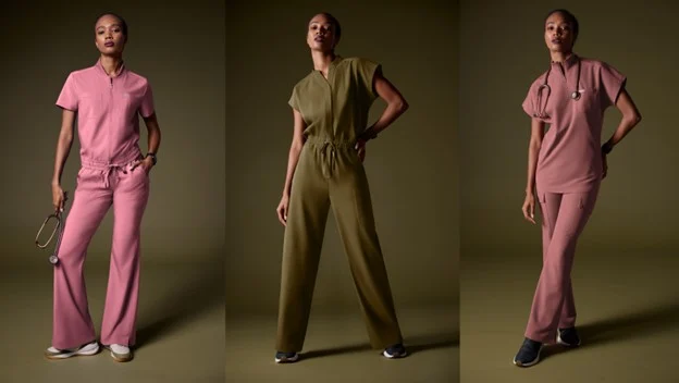 fashion color scrubs