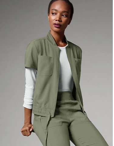 Easy Stretch Nika Zip Front Jacket