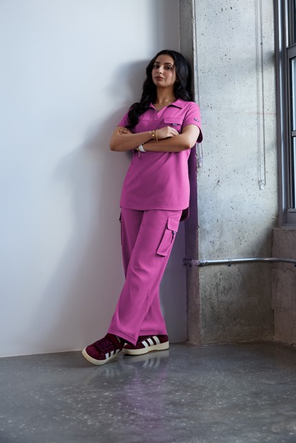pink scrubs