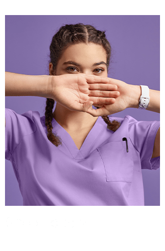 Butter-Soft Stretch Scrub Tops