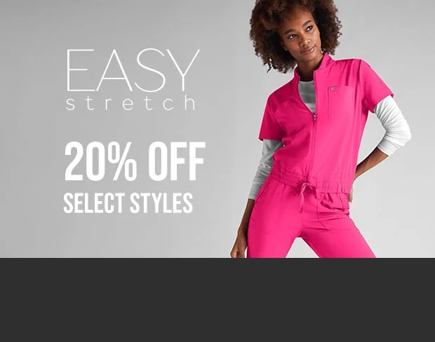 Save on Easy Stretch scrubs