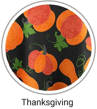 Thanksgiving Print Scrubs 