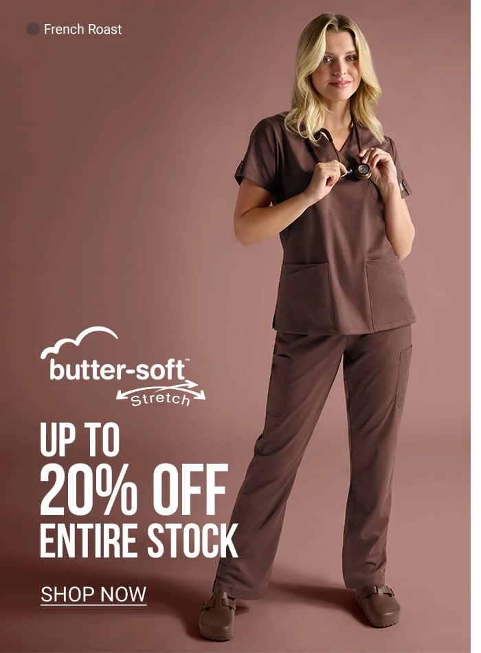 Butter-Soft Stretch Scrubs on Sale