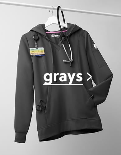 Gray Color Family Scrubs