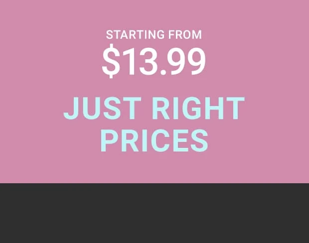 Scrubs priced-just right, everyday