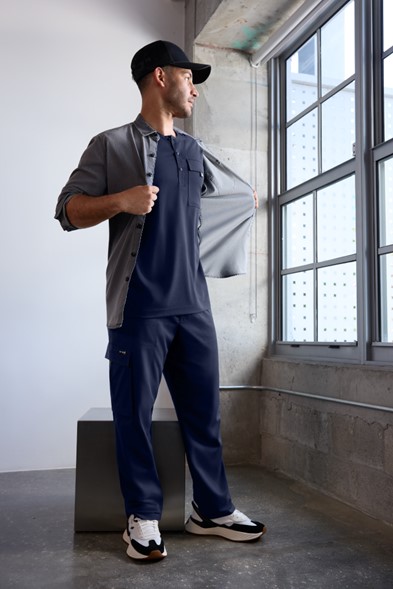 navy scrubs for men