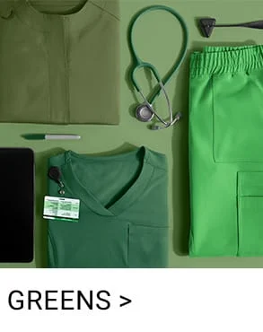 Green Color Scrubs