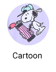 Cartoon Print Scrubs